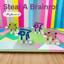 3D 67 Brainrot Minifigur