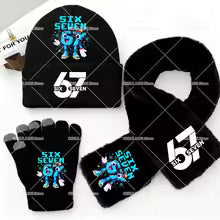 67 Brainrot vintersett for barn