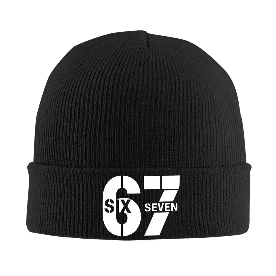 67 Unisex morsom strikkelue