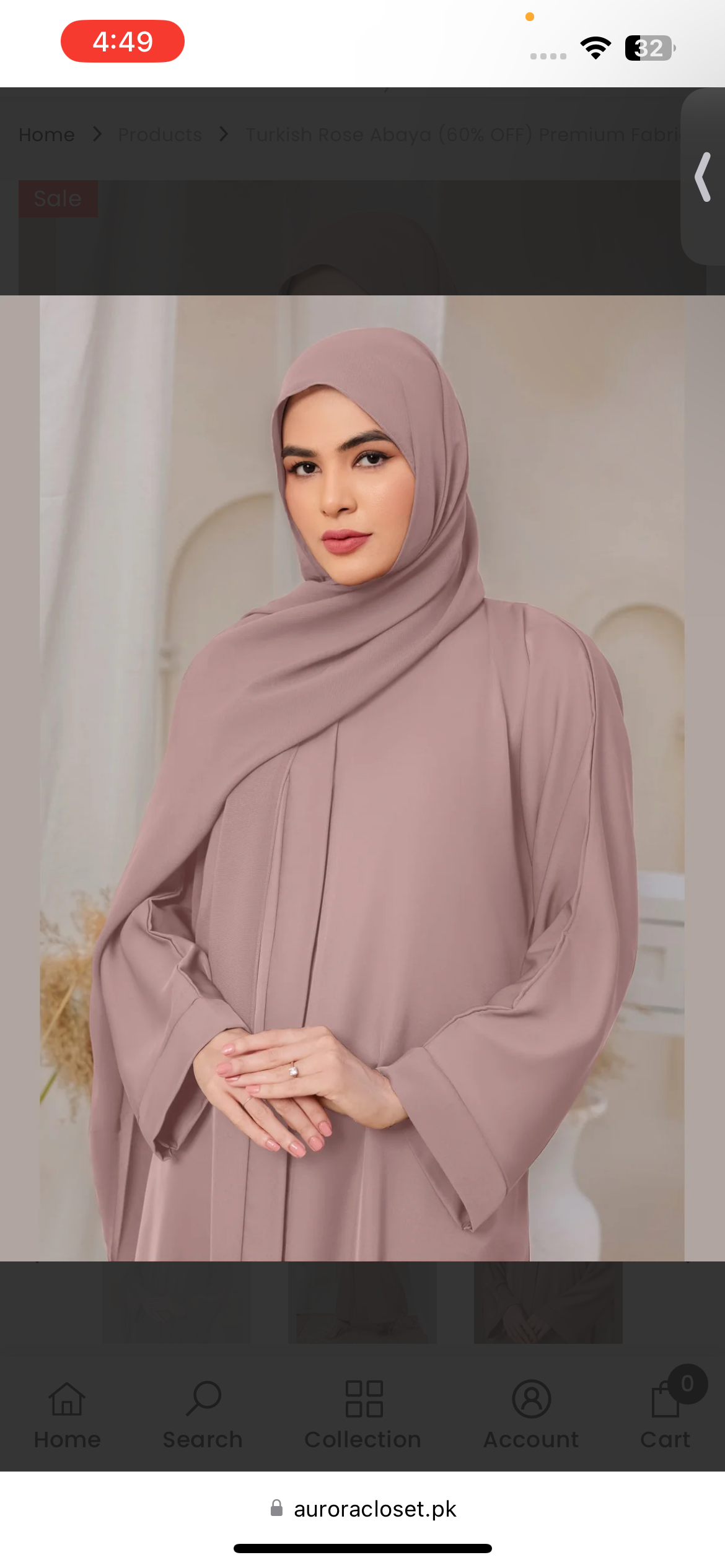 Muslim abbaya sample product