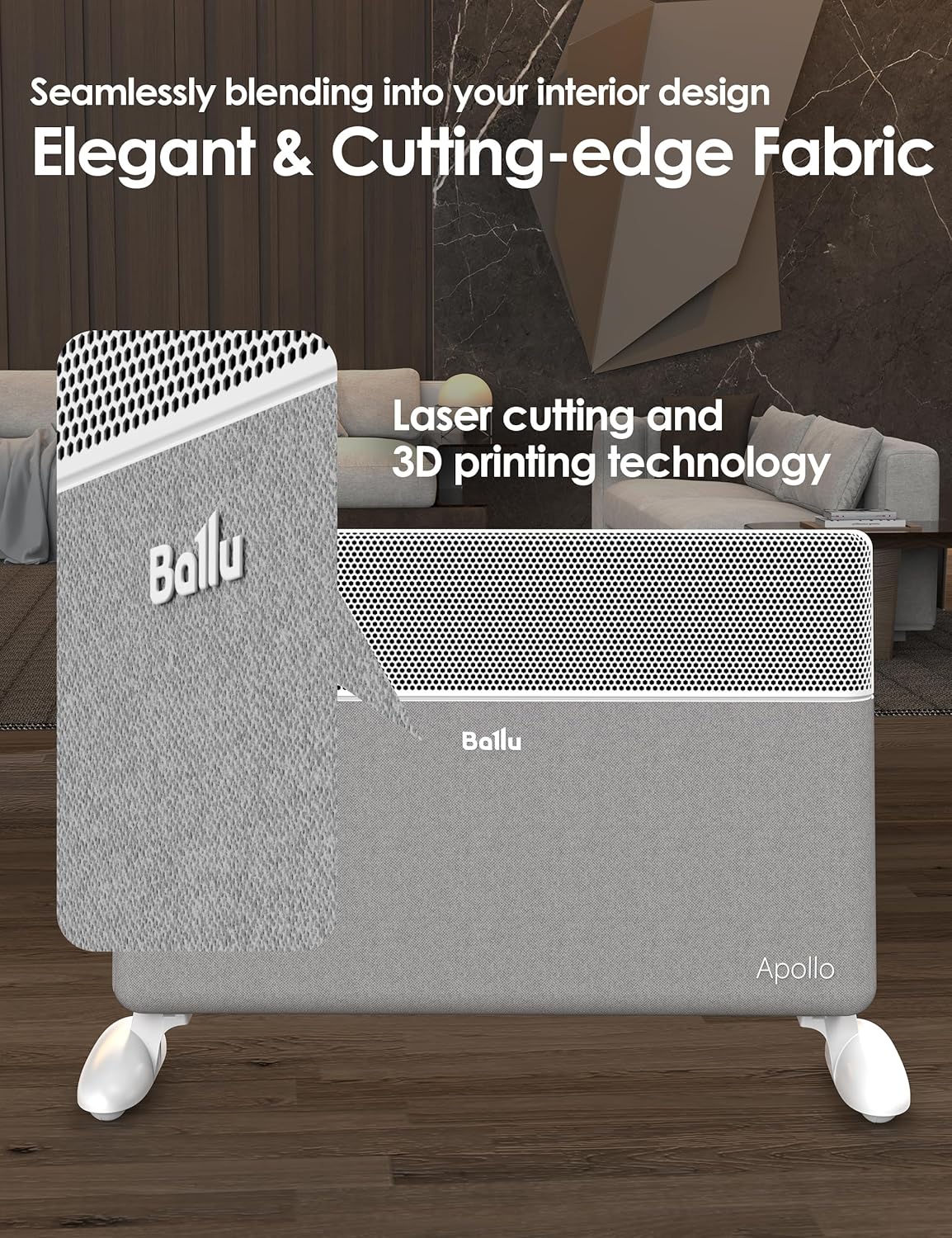 Ballu 1500W Smart Electric Panel Heater