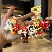 2026 Anime Brainrot Blue 67 Keychain – Søt Nøkkelring