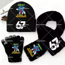 67 Brainrot vintersett for barn