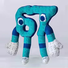 Søt Brainrot kosedukke 67