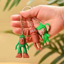 12PCS Brainrot Blindboks – TungTungTung Sahur Nøkkelringfigurer