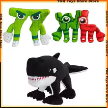 Ny Brainrot 77 WL Hai Plush – Søt Anime Kosedyr