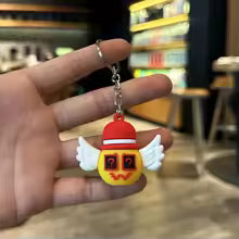 2026 Anime Brainrot Blue 67 Keychain – Søt Nøkkelring