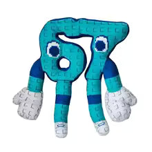 Søt Brainrot kosedukke 67