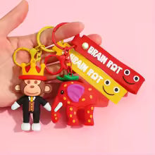 Søt 67-blå nøkkelring anime