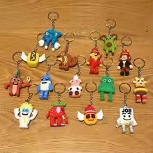 2026 Anime Brainrot Blue 67 Keychain – Søt Nøkkelring