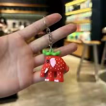 2026 Anime Brainrot Blue 67 Keychain – Søt Nøkkelring