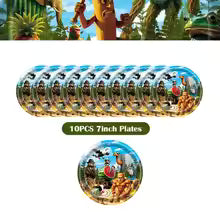 Italiensk Brainrot Bursdagsdekorasjon – Ballonger, Kopper, Tallerkener og Banner