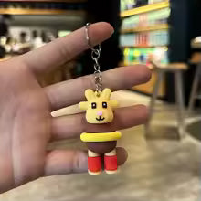 2026 Anime Brainrot Blue 67 Keychain – Søt Nøkkelring