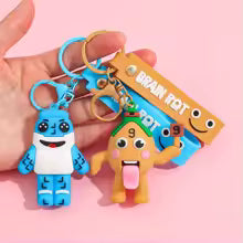 Søt 67-blå nøkkelring anime