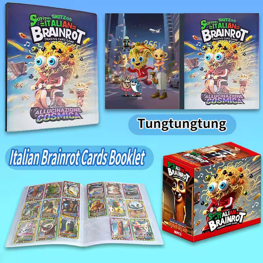 Brainrot Samlekortbok – TungTungTung Sahur Kortsett