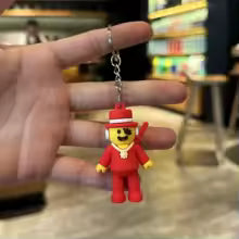 2026 Anime Brainrot Blue 67 Keychain – Søt Nøkkelring