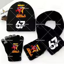 67 Brainrot vintersett for barn