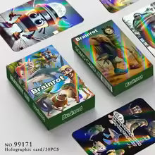 Brainrot Anime Kort – TungTungTung Sahur Samlekort