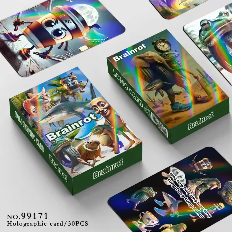 Brainrot Anime Kort – TungTungTung Sahur Samlekort