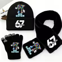 67 Brainrot vintersett for barn