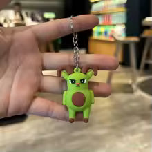 2026 Anime Brainrot Blue 67 Keychain – Søt Nøkkelring