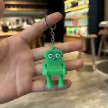 2026 Anime Brainrot Blue 67 Keychain – Søt Nøkkelring