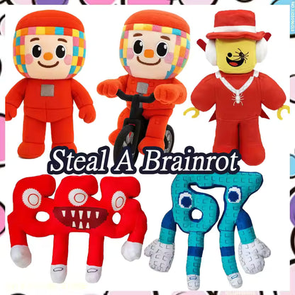 Steal A Brainrot Los Chicleteiras Sammy Jandel Plush – Søt Anime Dukke