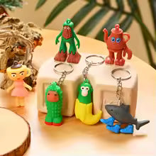 12PCS Brainrot Blindboks – TungTungTung Sahur Nøkkelringfigurer