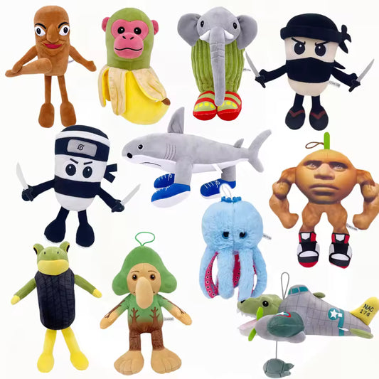 Tralalelo Tralala Shark Plush – TungTungTung Brainrot Kosedyr