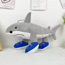Tralalelo Tralala Shark Plush – TungTungTung Brainrot Kosedyr