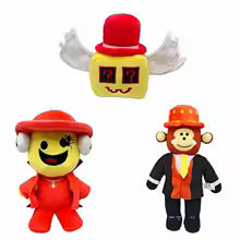 25 cm Morsom Brainrot Kosedyr Nr.9 og Nr.67 – Spyttetunge Plysjleke