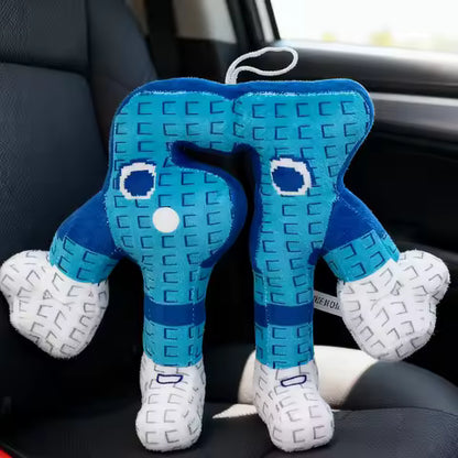 Søt Brainrot kosedukke 67