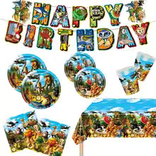 Italiensk Brainrot Bursdagsdekorasjon – Ballonger, Kopper, Tallerkener og Banner