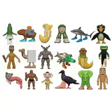 Italiensk Brainrot AI Animals Figurer Ver.1 – Blindboks Samledukker