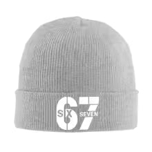 67 Unisex morsom strikkelue